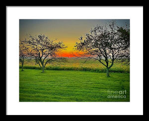 Stunning Sunrise - Framed Print