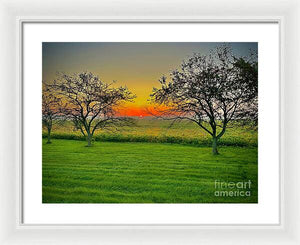 Stunning Sunrise - Framed Print