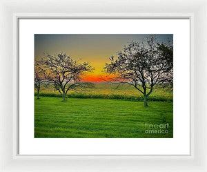 Stunning Sunrise - Framed Print