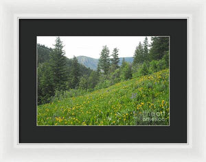 The Hills Are Alive - Framed Print