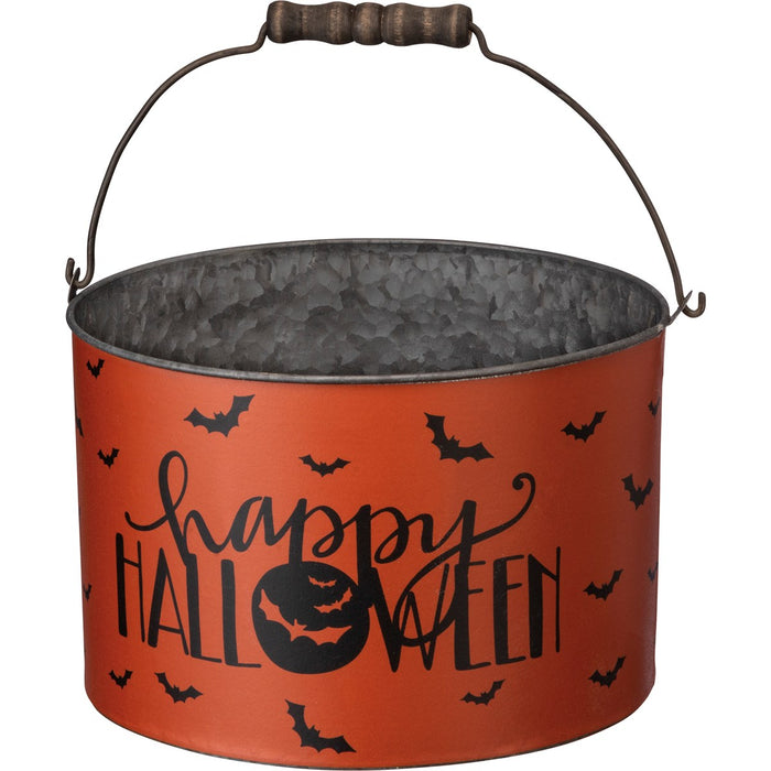 Halloween Metal Bucket