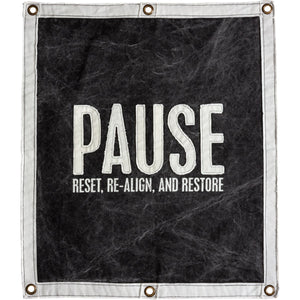 PAUSE Wall Banner