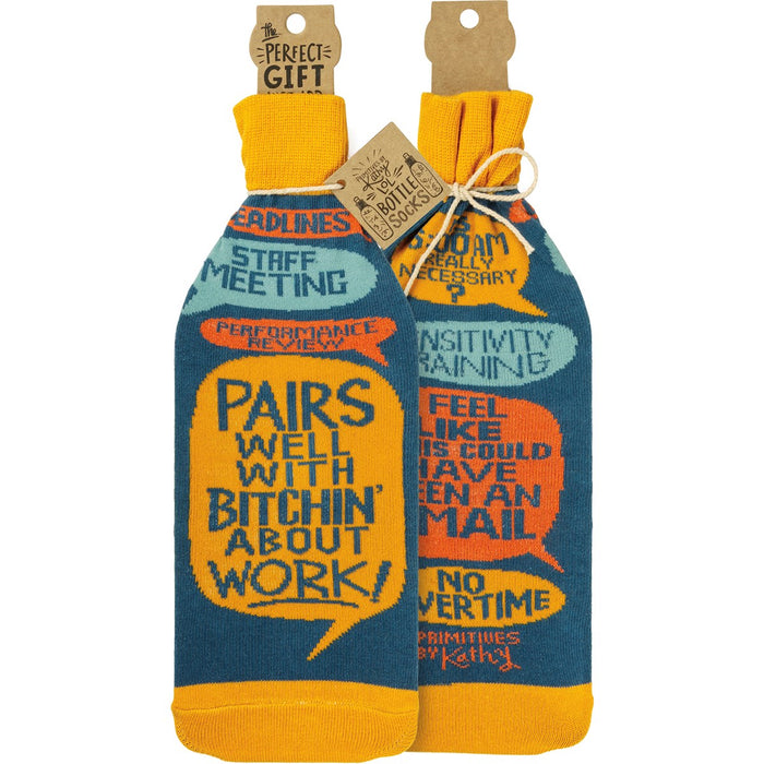 'About Work' Bottle Sock