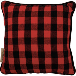 Joy - Plaid Pillow