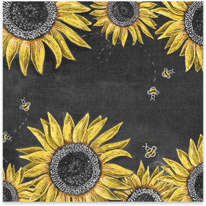 Sunflowers Paper Table Runner