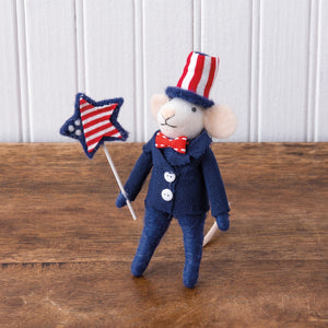 Uncle Sam Mouse Critter