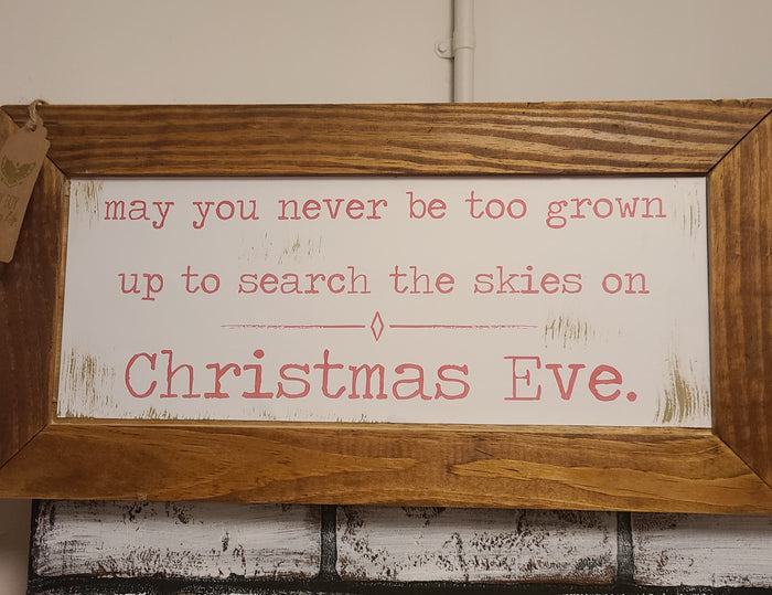 'Christmas Skies' - Sign