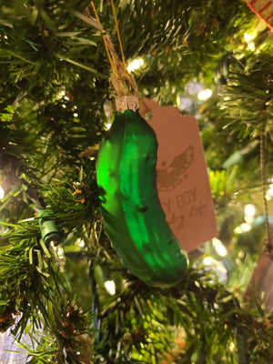 Glass Pickle Ornament