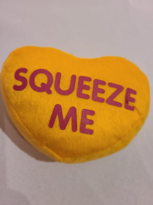 Plush Conversation Heart - Large