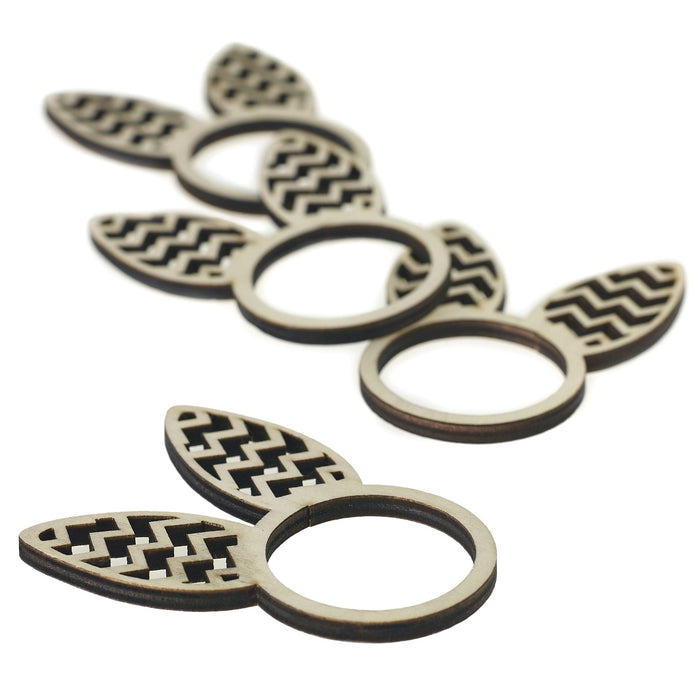 Bunny Ears Napkin Rings - Set of 4