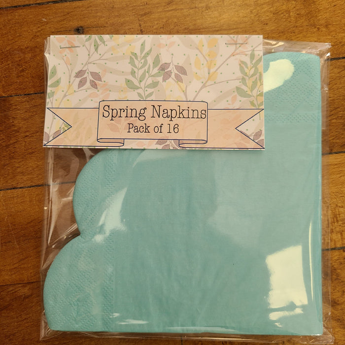 Spring Napkins - Blue