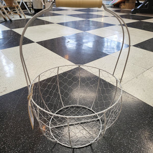 White Wire Basket