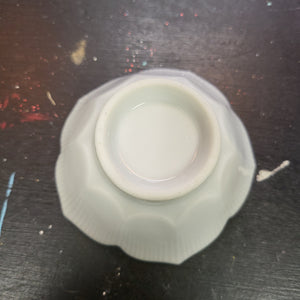 White Ceramic Lotus Cup