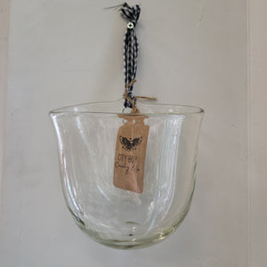 Glass Bowl Wall Hanger