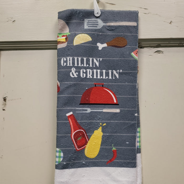 Chillin' & Grillin' Kitchen Towel