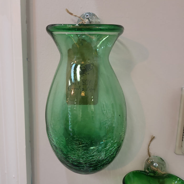 Vintage Green Wall Vase