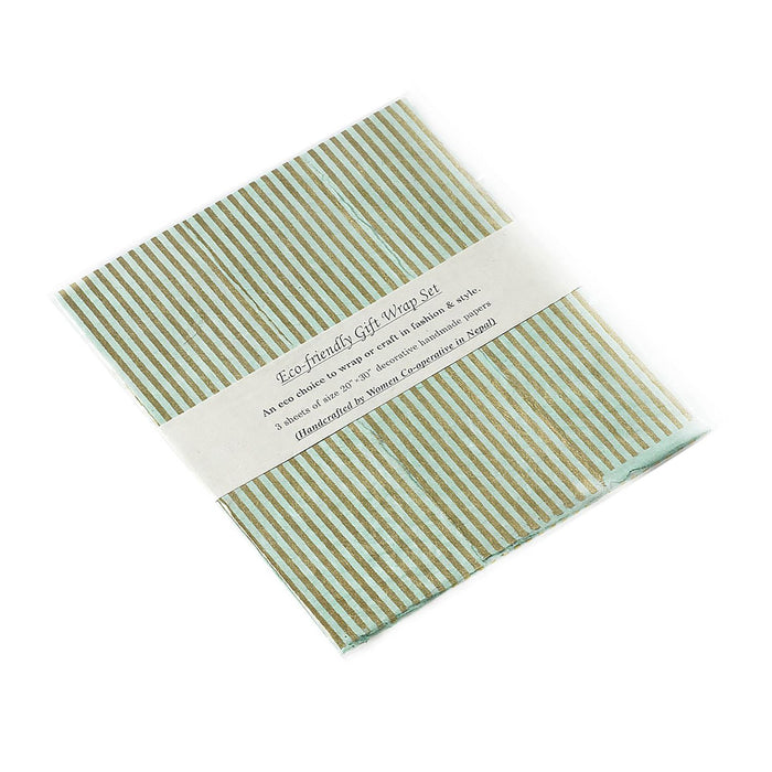 Stripes Gift Wrap - 3 Sheets