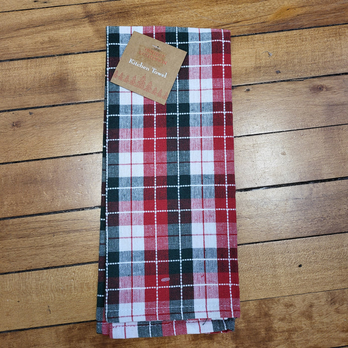 Christmas Plaid Kitchen Towel