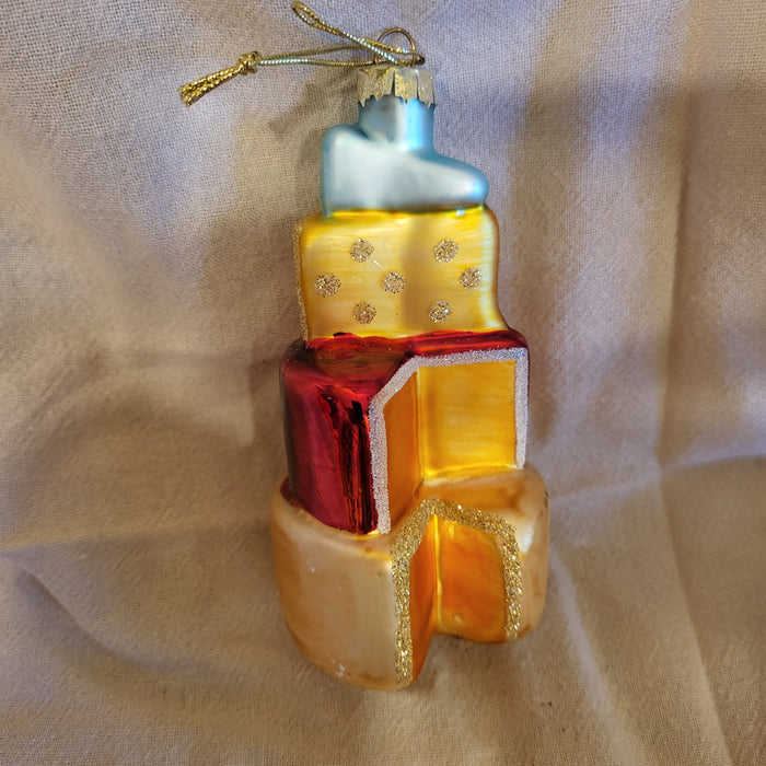Cheese Glass Ornament