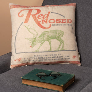 Red-Nosed Reindeer - Pillow
