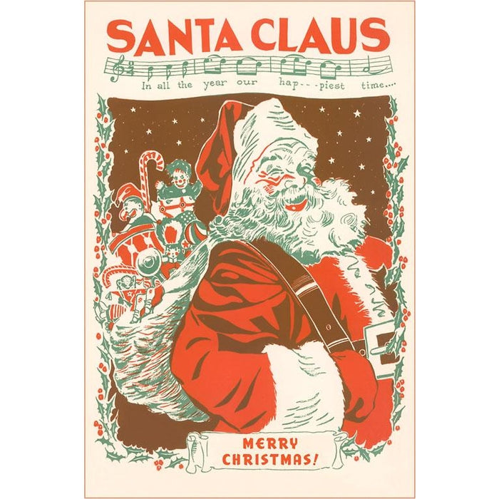 Santa Clause Sheet Music - Card