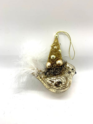 Bird with Tree Ornament