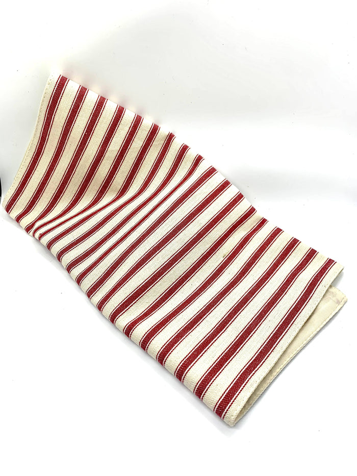 Red & White Ticking Placemat