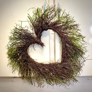 Twig Heart Wreath