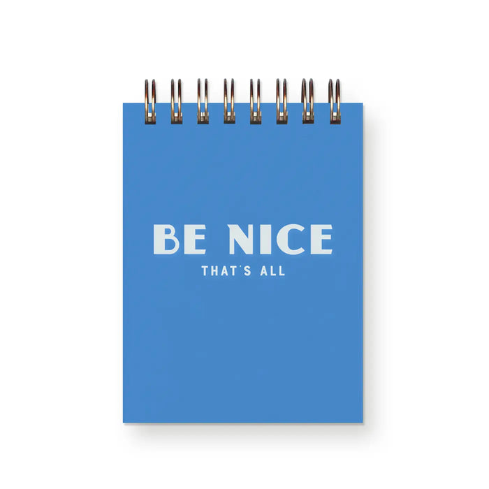 Be Nice, That's All - Mini Jotter