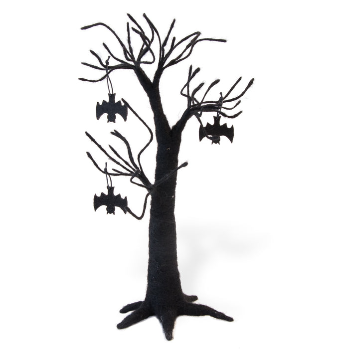 Black as Night Felt Tree