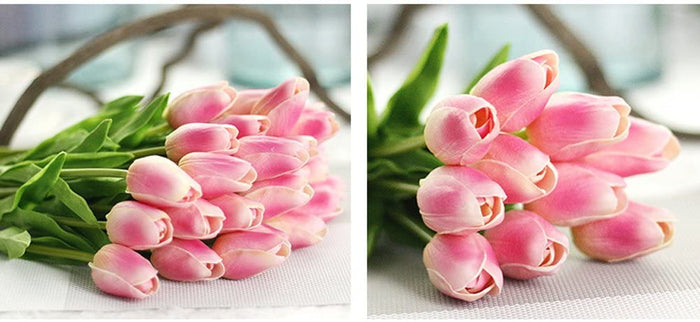 'Real Feel' Tulip Stem - Pink
