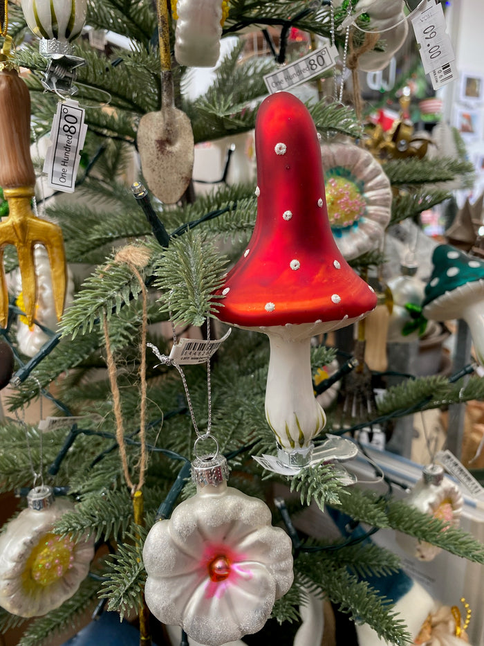 Mushroom Ornament - Clip
