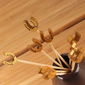 Derby Horseshoe Bamboo Skewers