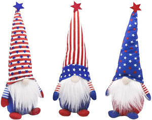 Patriotic Gnome Sitter