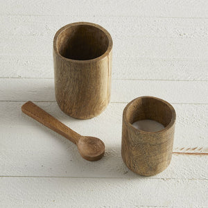 Wood Creamer Dish