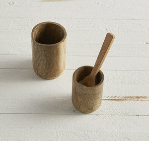 Wood Creamer Dish