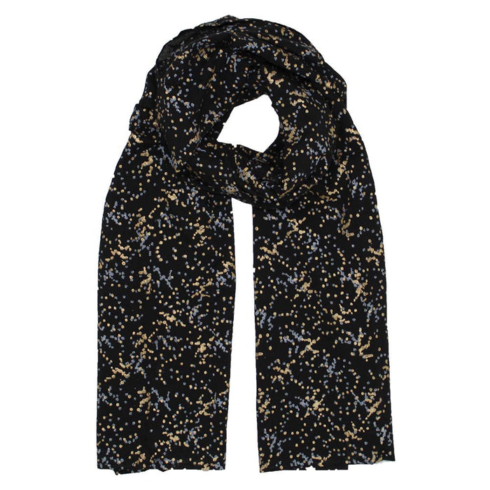 Splatter Dot Organic Scarf