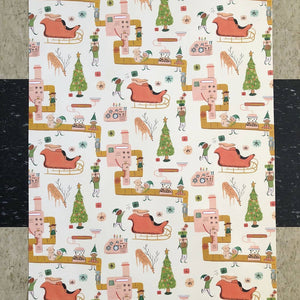 Elf Christmas Wrapping Paper - 3 Sheet Roll