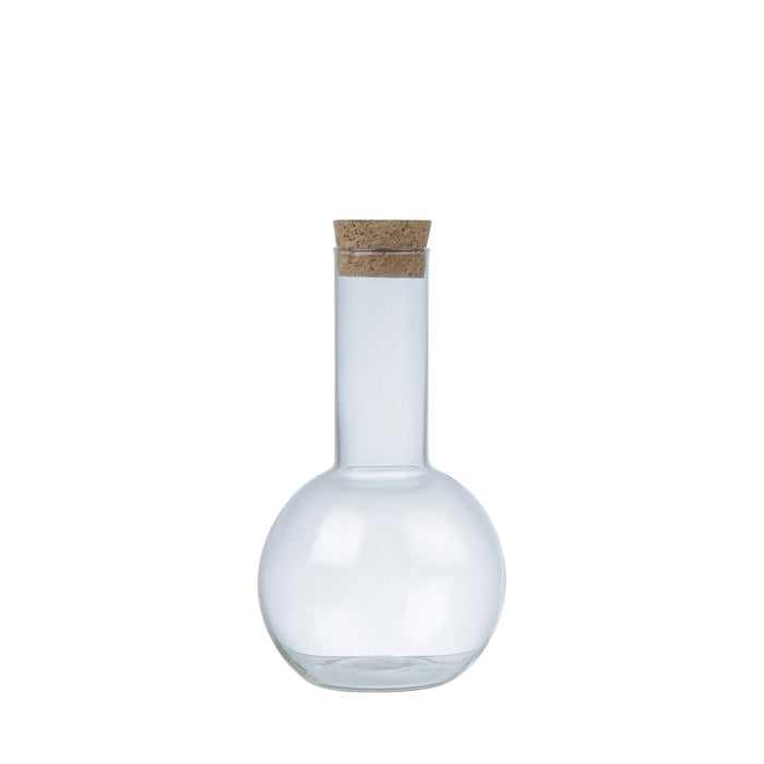 Small Glass Bottle w/ Cork Stopper