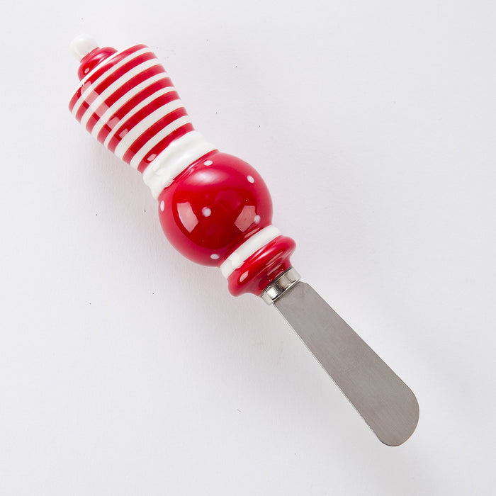 Red & White Nutcracker Stripe Spreader