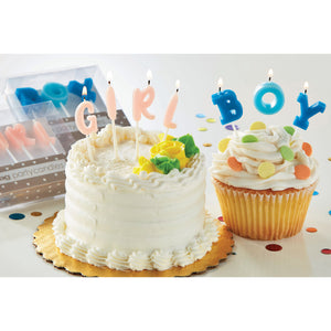 'Boy' Celebration Candle Set