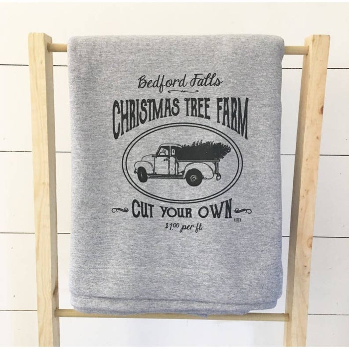 Bedford Falls Sweatshirt Blanket