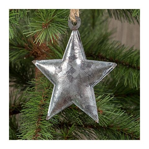 Burnished Star Ornament - 3"