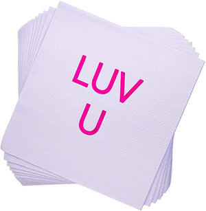 Valentine Conversation Napkins