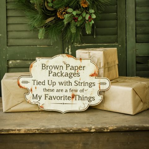 'Favorite Things' Sign