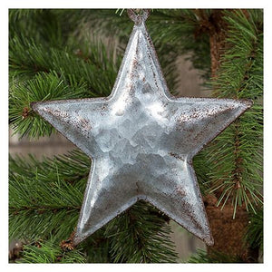 Galvanized Star Ornament