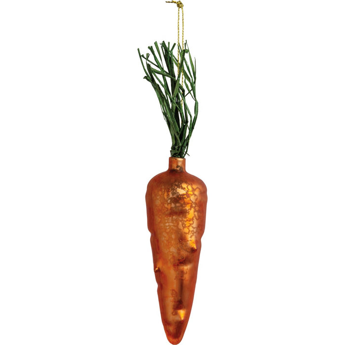 Glass Carrot Ornament