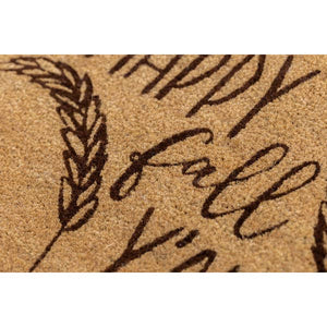 "Happy Fall Y'all" Coir Doormat