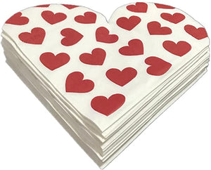 Heart Shaped Napkins