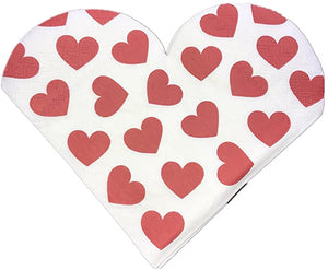 Heart Shaped Napkins